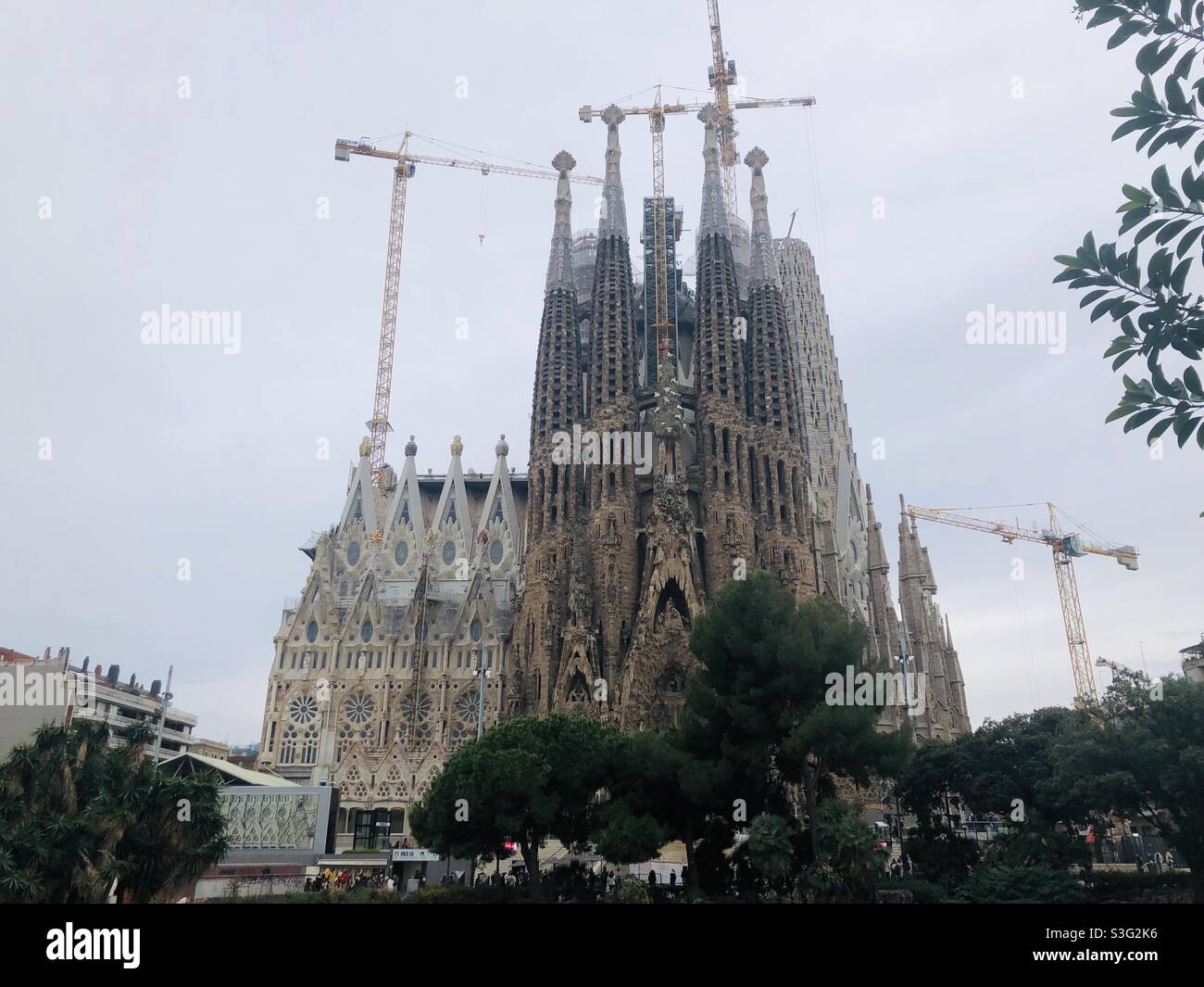 Sagrada Familia in Barcelona Stock Photo