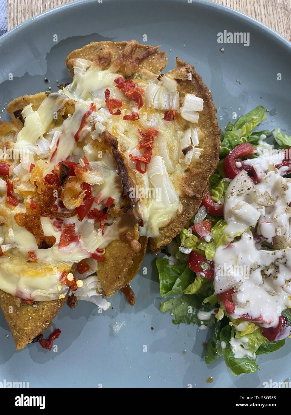 Wednesday Taco Leftovers! - Smartphone Captured Stock Image