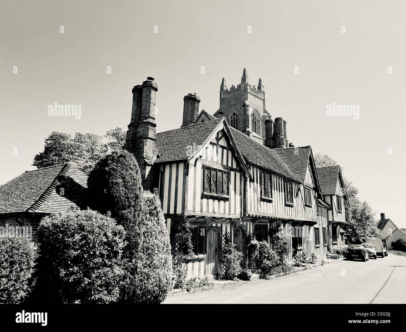 Stoke By Nayland Suffolk - Smartphone Captured Stock Image