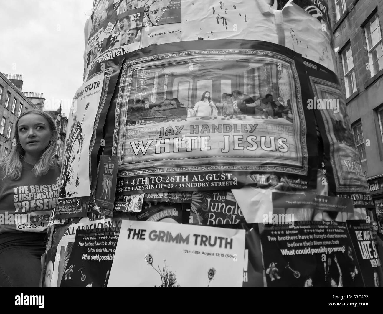 Fringe posters Black and White Stock Photos & Images Alamy