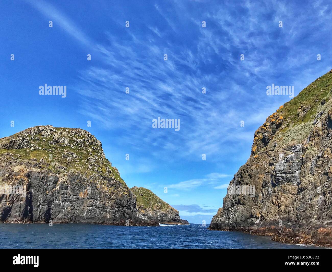 The Friars, Bruny Island, Australia - Smartphone Captured Stock Image