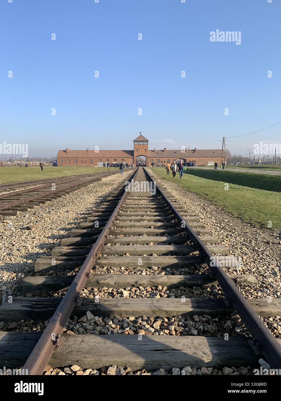 Auschwitz-Birkenau Stock Photo