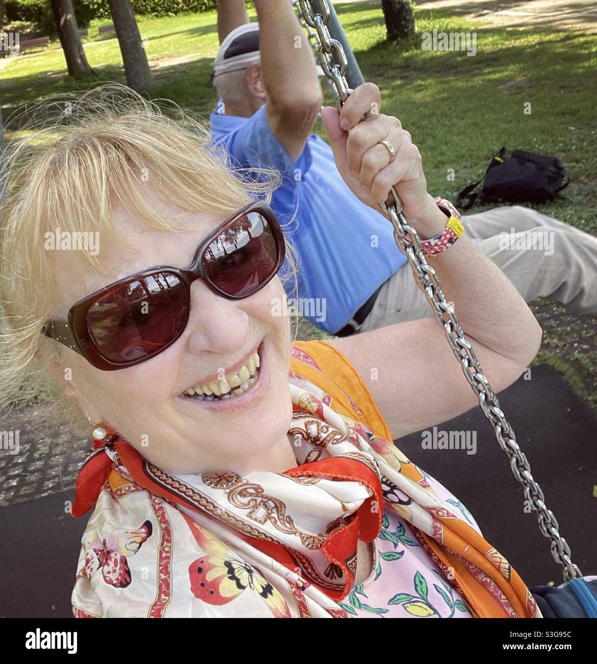 Holiday and Happiness. - Smartphone Captured Stock Image