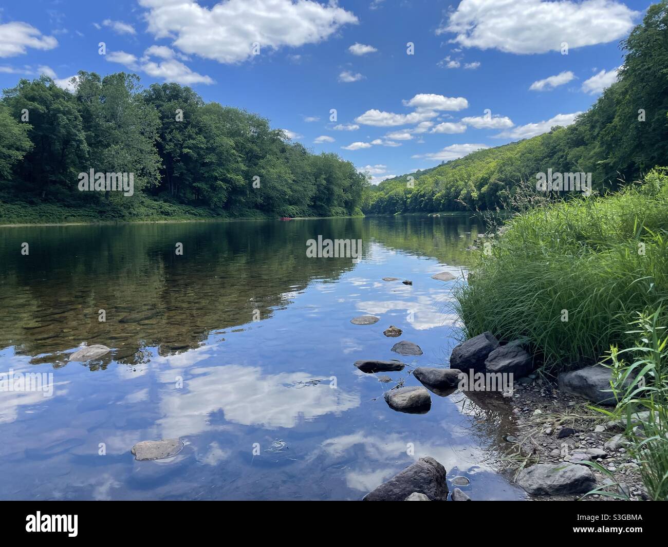River at Worthington state forest Stock Photo Alamy