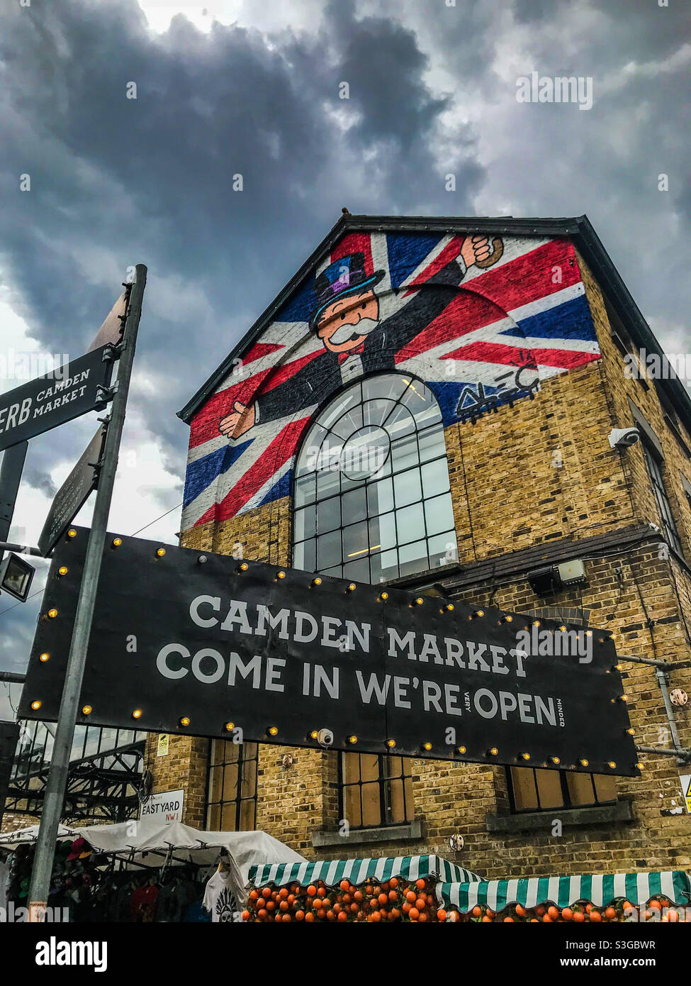 Camden market, London - Smartphone Captured Stock Image