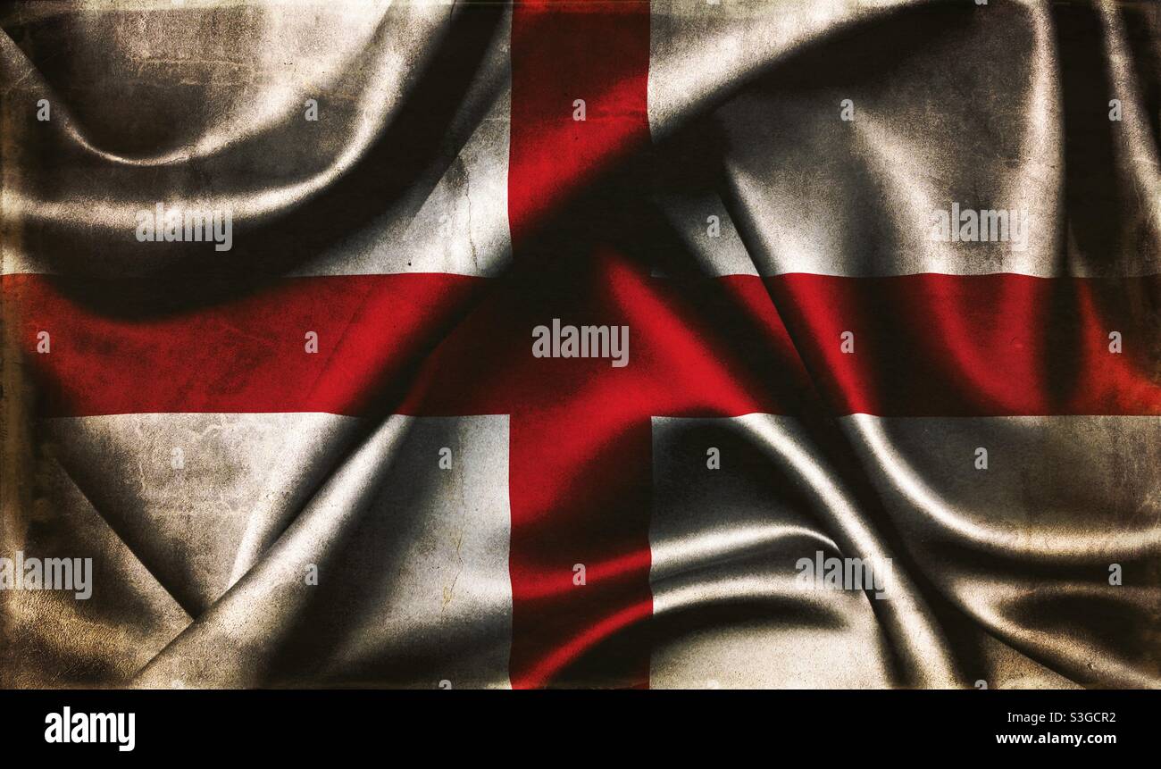 Flag of England - Smartphone Captured Stock Image