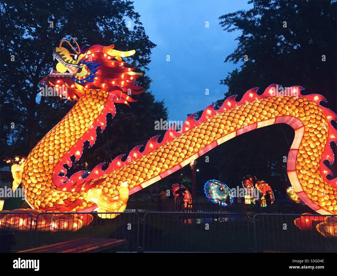 Philadelphia Chinese Lantern Festival Stock Photo Alamy