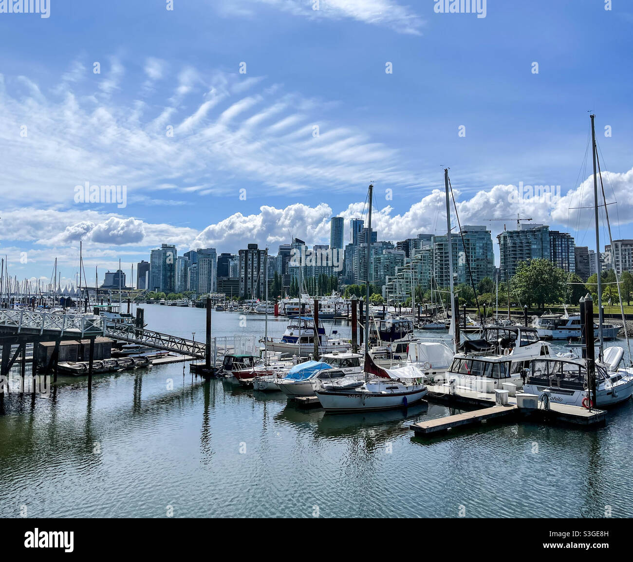 Vancouver’s Coal Harbour Stock Photo Alamy