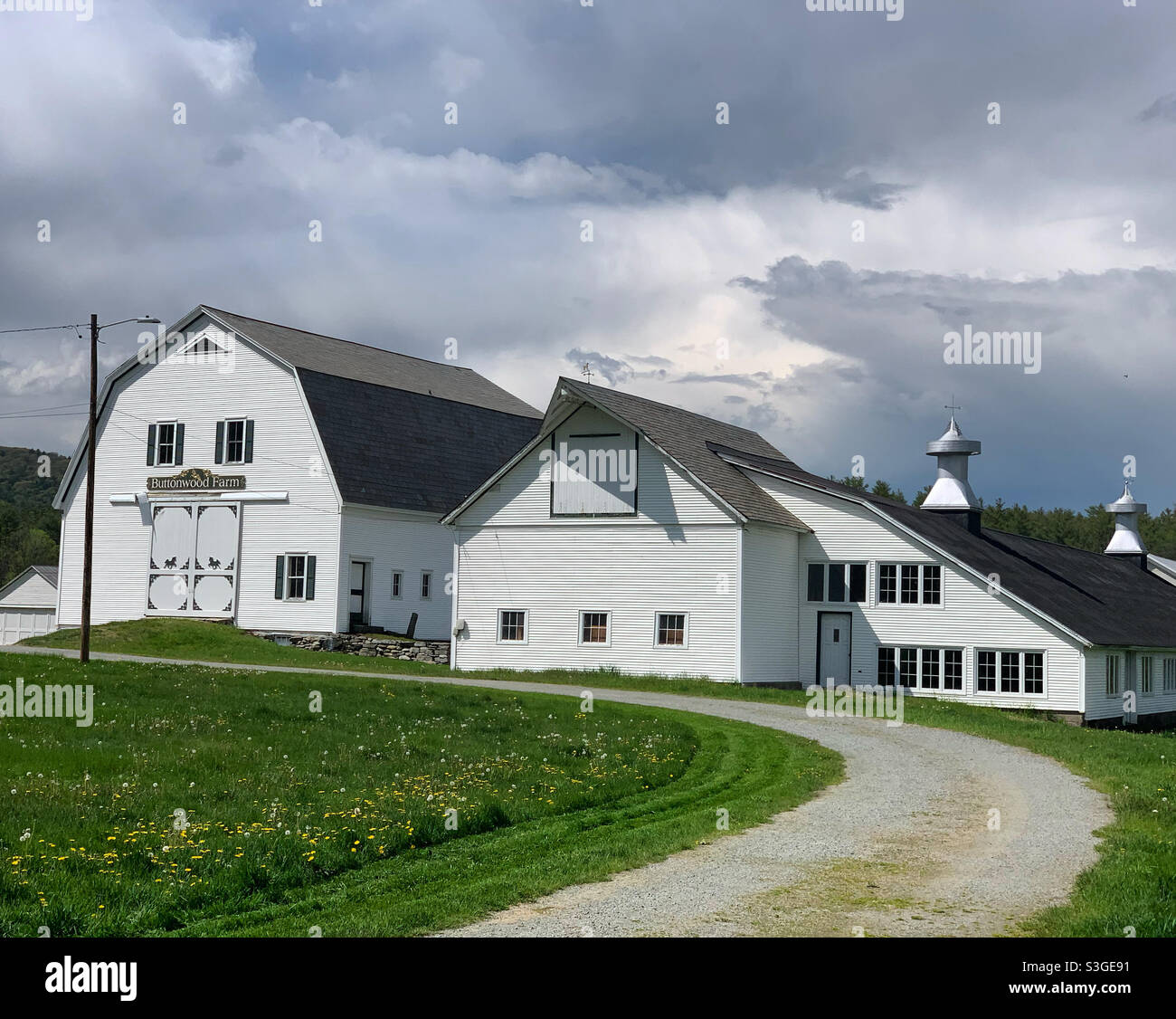 May, 2021, Chester, Windsor County, Vermont, United States - Smartphone Captured Stock Image