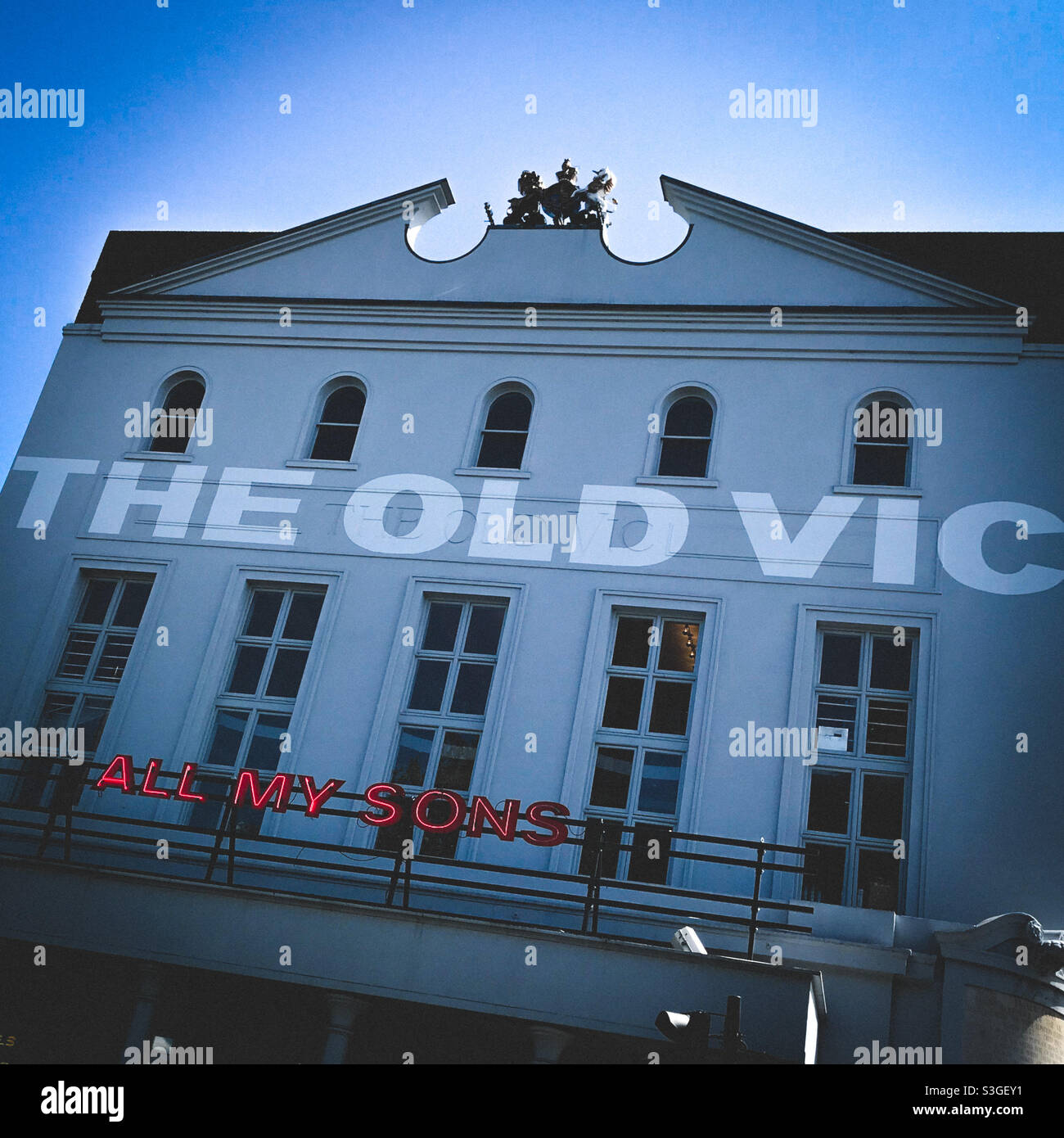 The Old Vic theatre, London - Smartphone Captured Stock Image