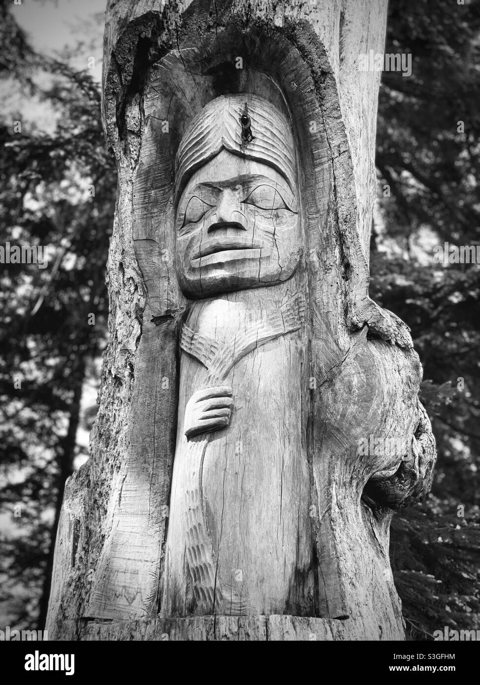 Wood_carving Black and White Stock Photos & Images - Alamy
