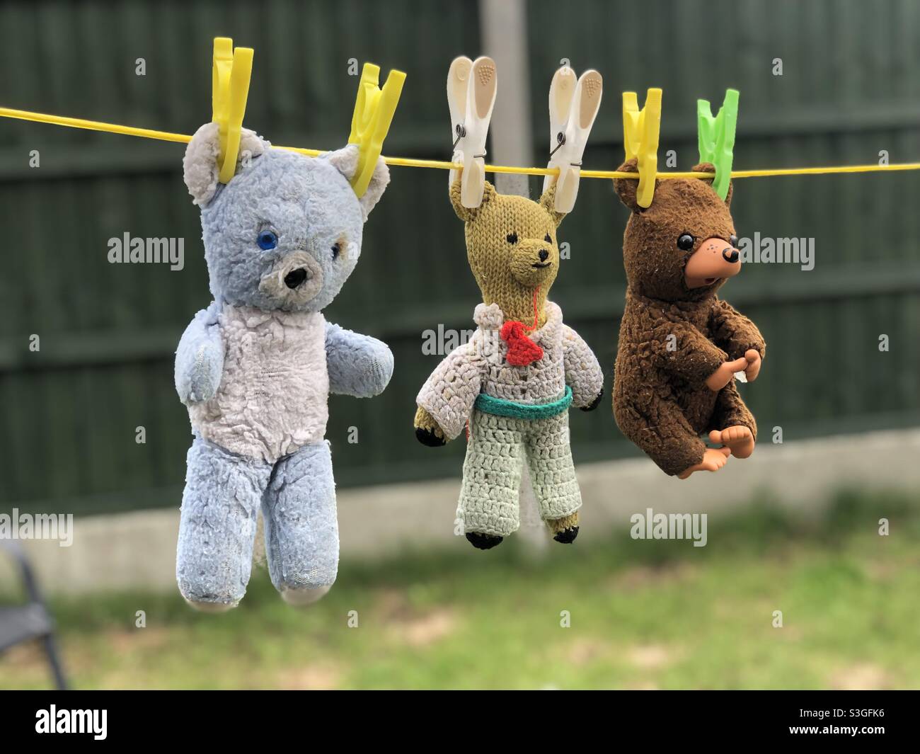 Hanging out to dry - Smartphone Captured Stock Image