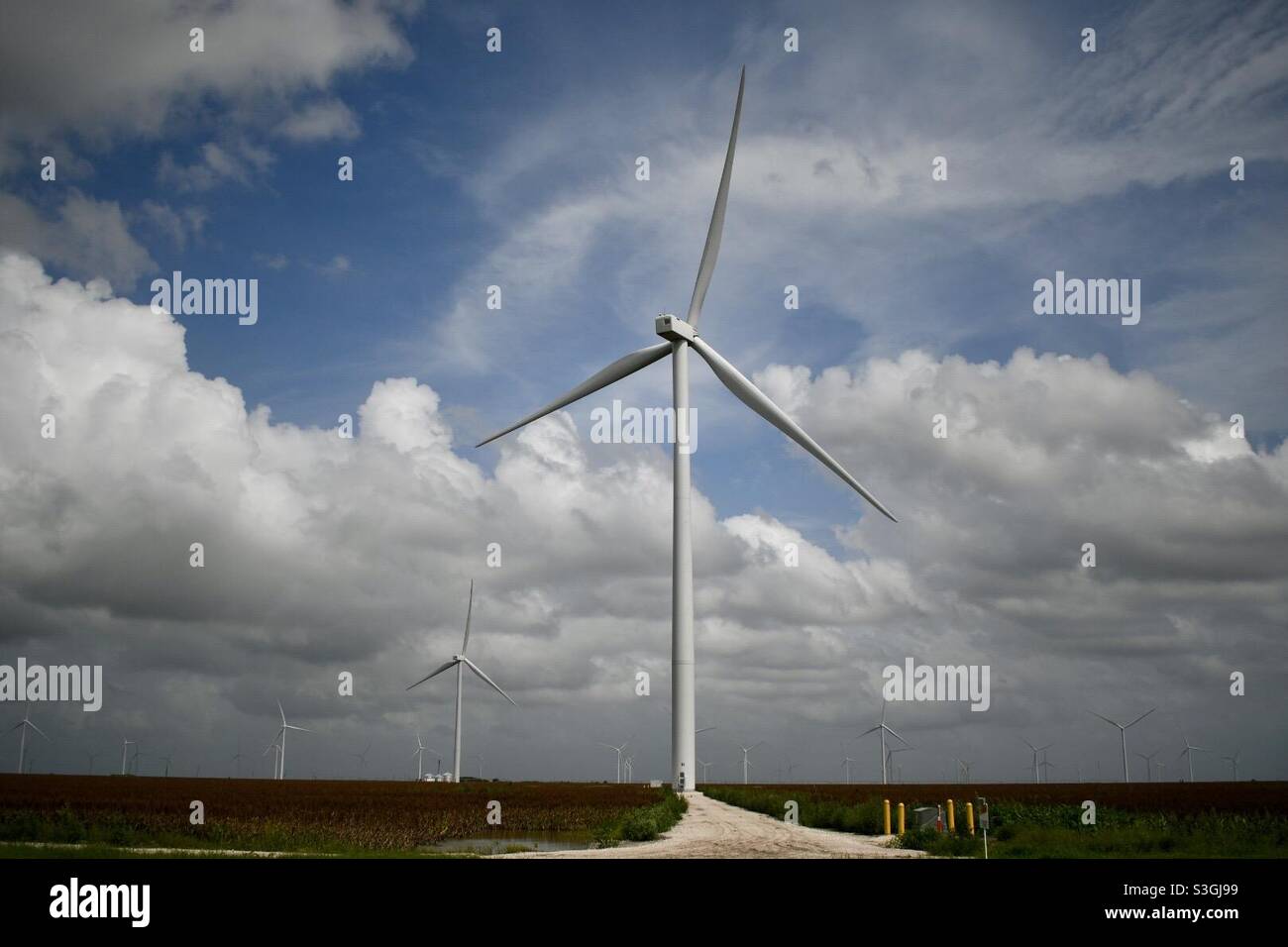 Wind turbine Stock Photo