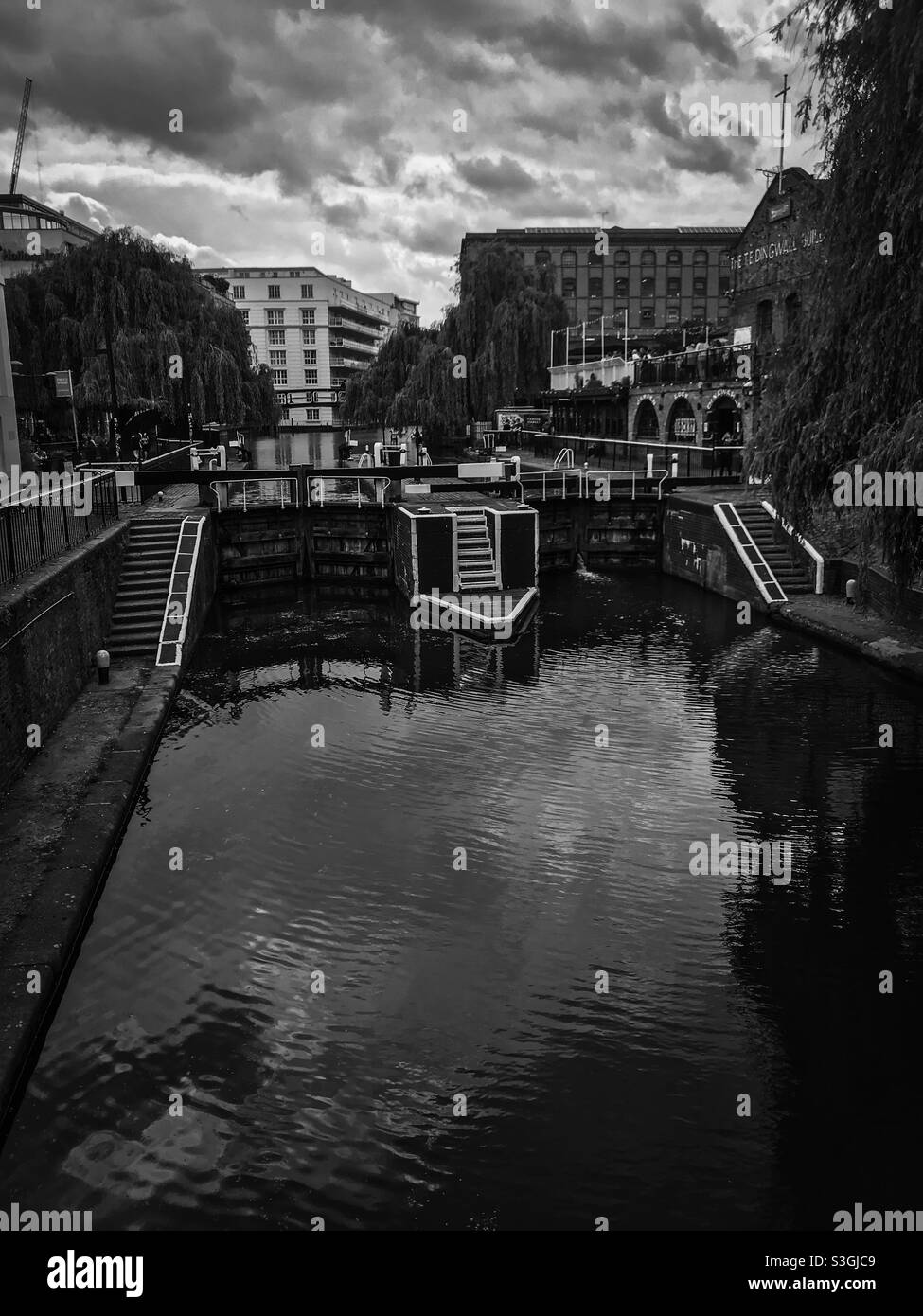 Camden lock, London - Smartphone Captured Stock Image