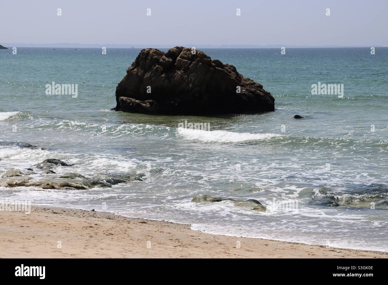 Tropical island in Brittany - Smartphone Captured Stock Image