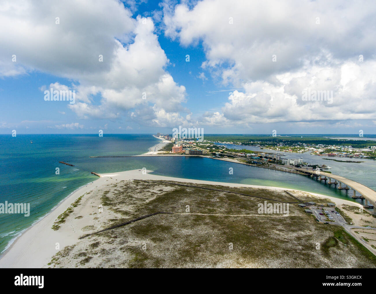 Orange Beach, Alabama - Smartphone Captured Stock Image
