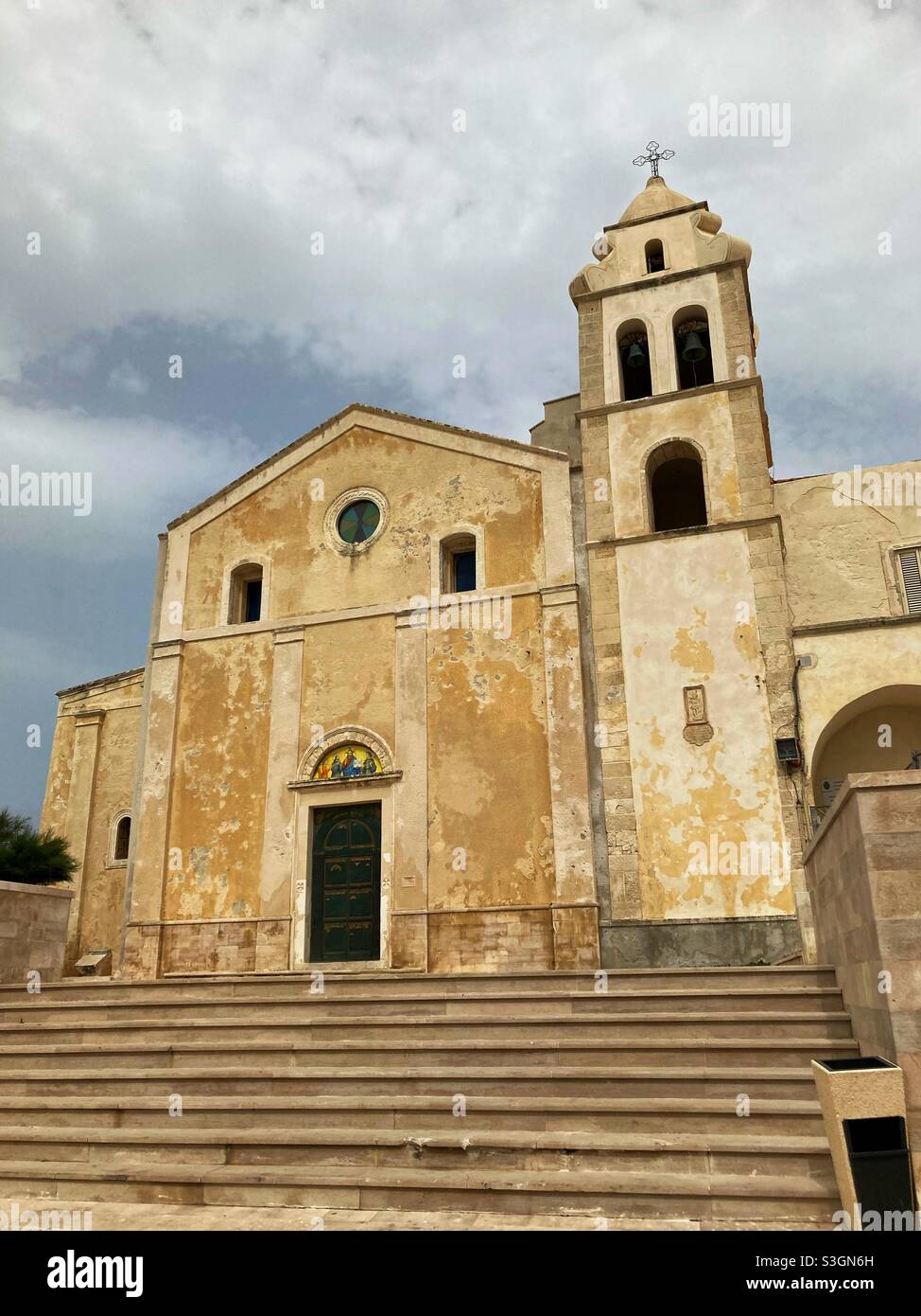Chiesa di san Francesco, Vieste, Puglia, Italy - Smartphone Captured Stock Image