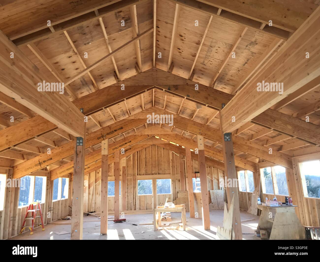 Barn house Michigan Stock Photo Alamy