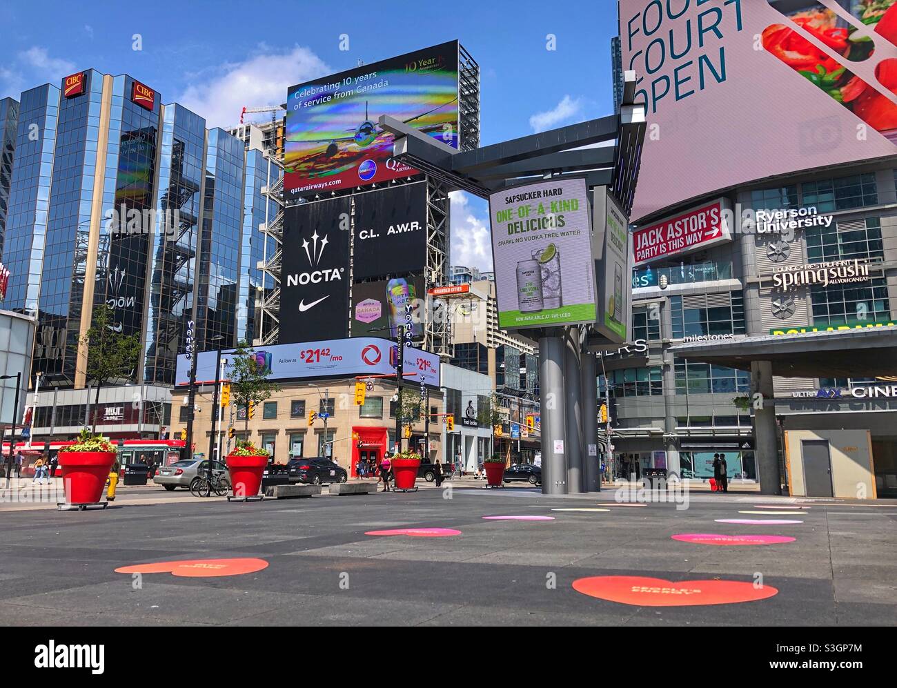 YongeDundas Square in downtown Toronto, Canada Stock Photo Alamy