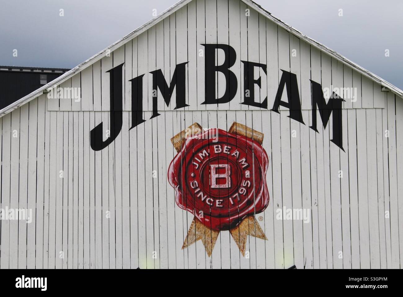 Jim beam barn - Smartphone Captured Stock Image