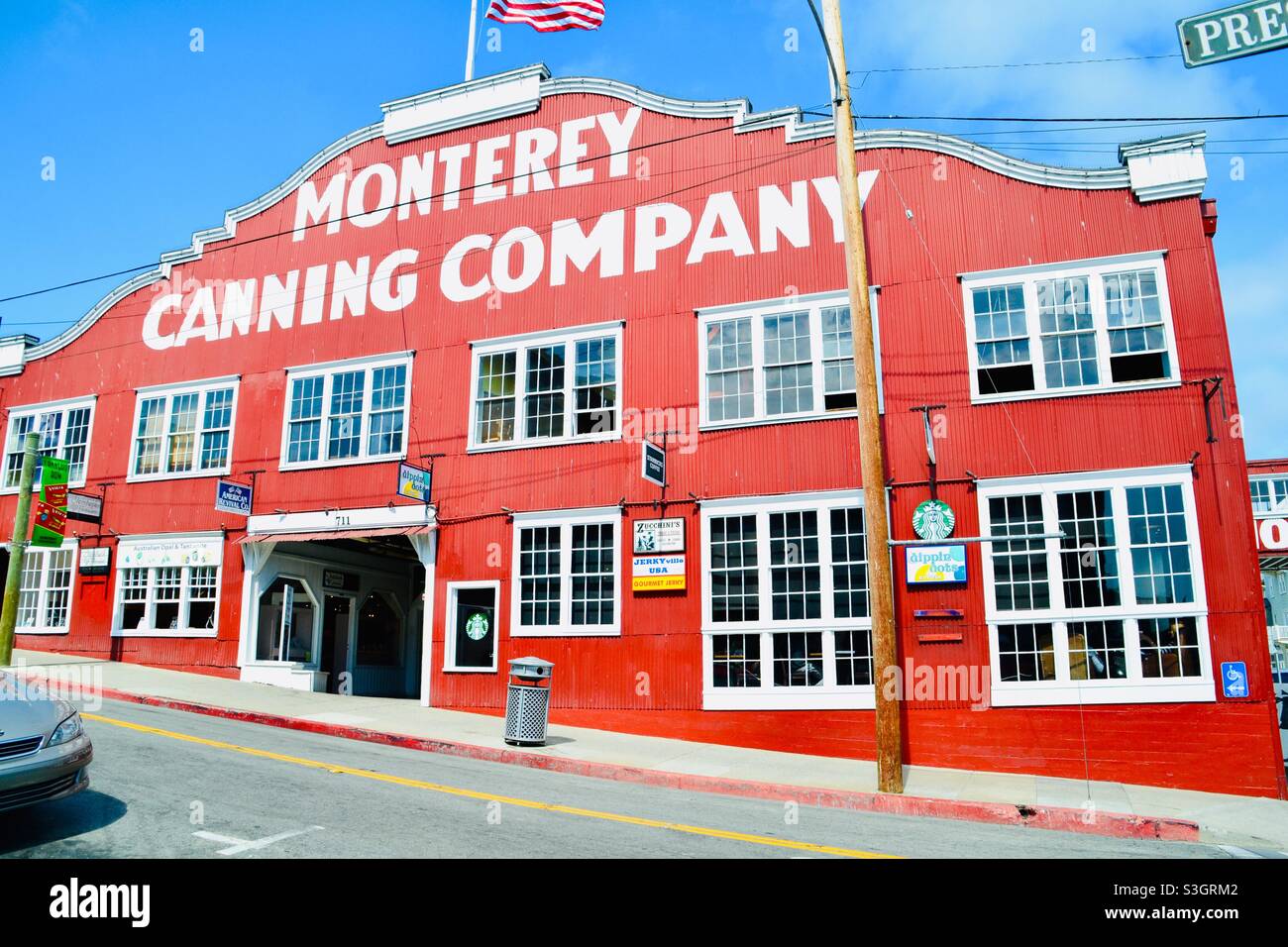 Monterey canning company building, USA Stock Photo Alamy