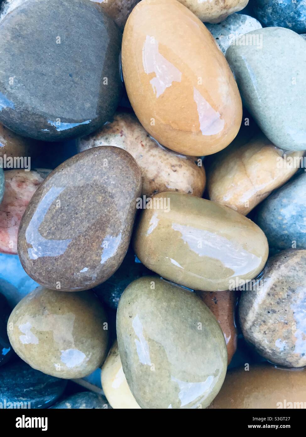 Beautiful colorful decorative gravel stones Stock Photo Alamy