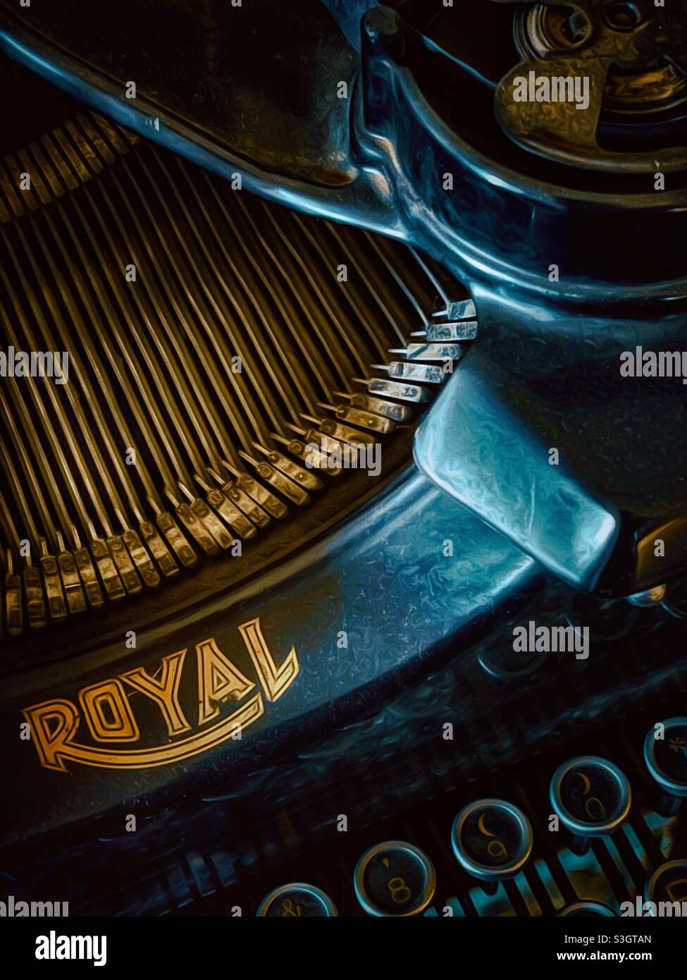 Vintage Royal typewriter Stock Photo