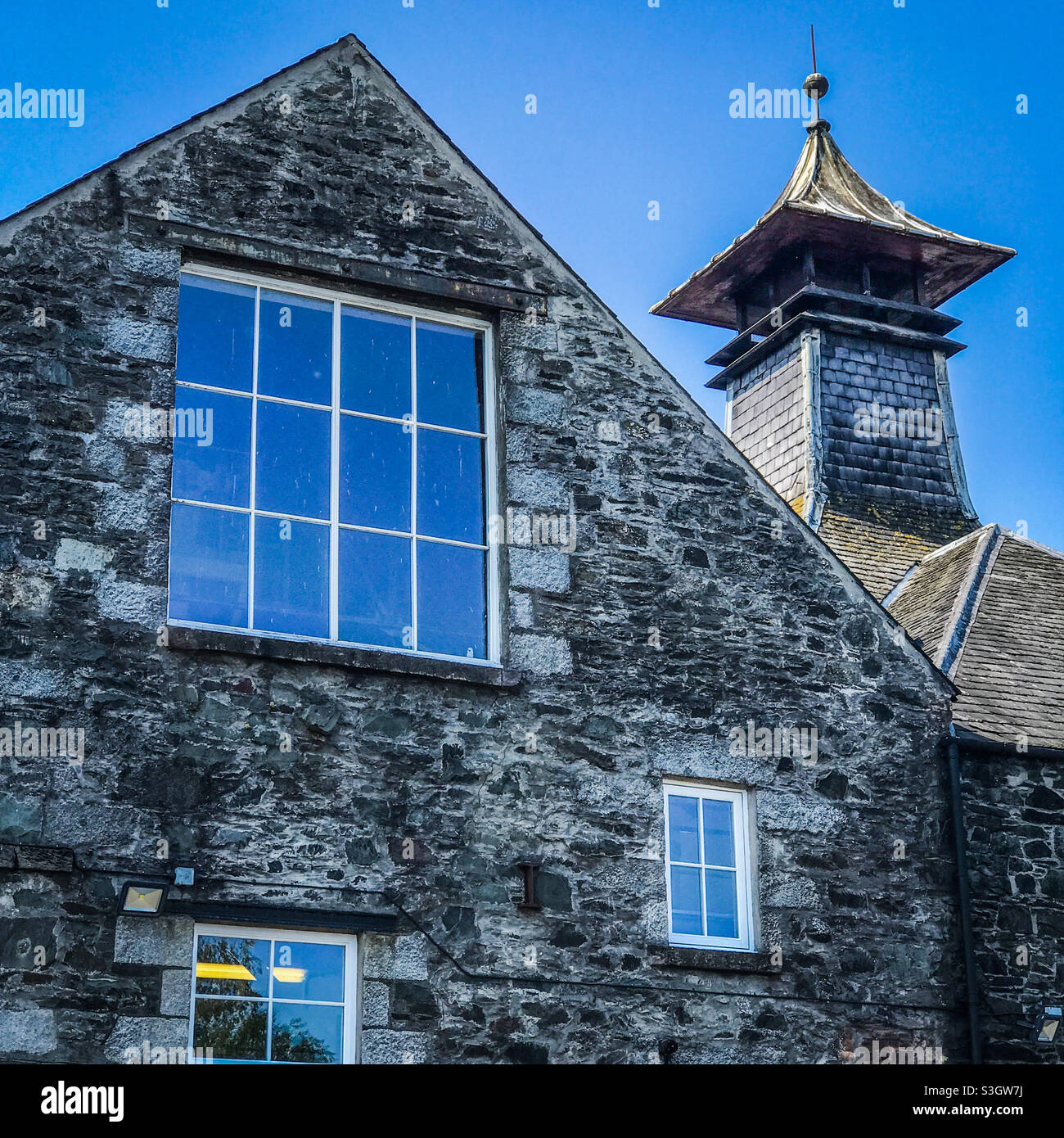 Bladnoch Whisky Distillery in Dumfries and Galloway in Scotland - Smartphone Captured Stock Image