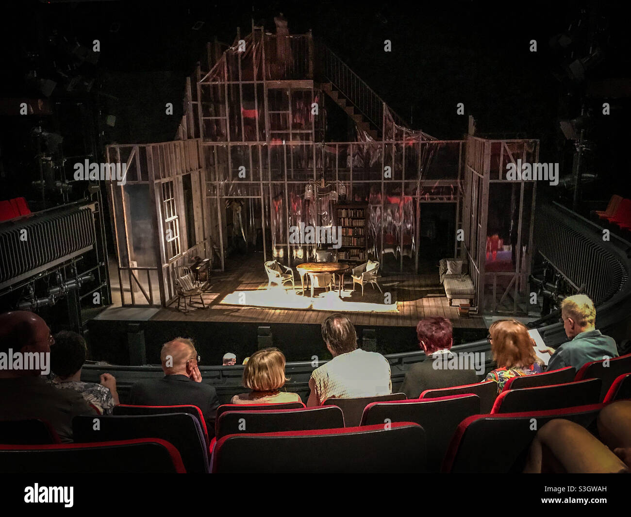 Home theatre stage, Manchester - Smartphone Captured Stock Image