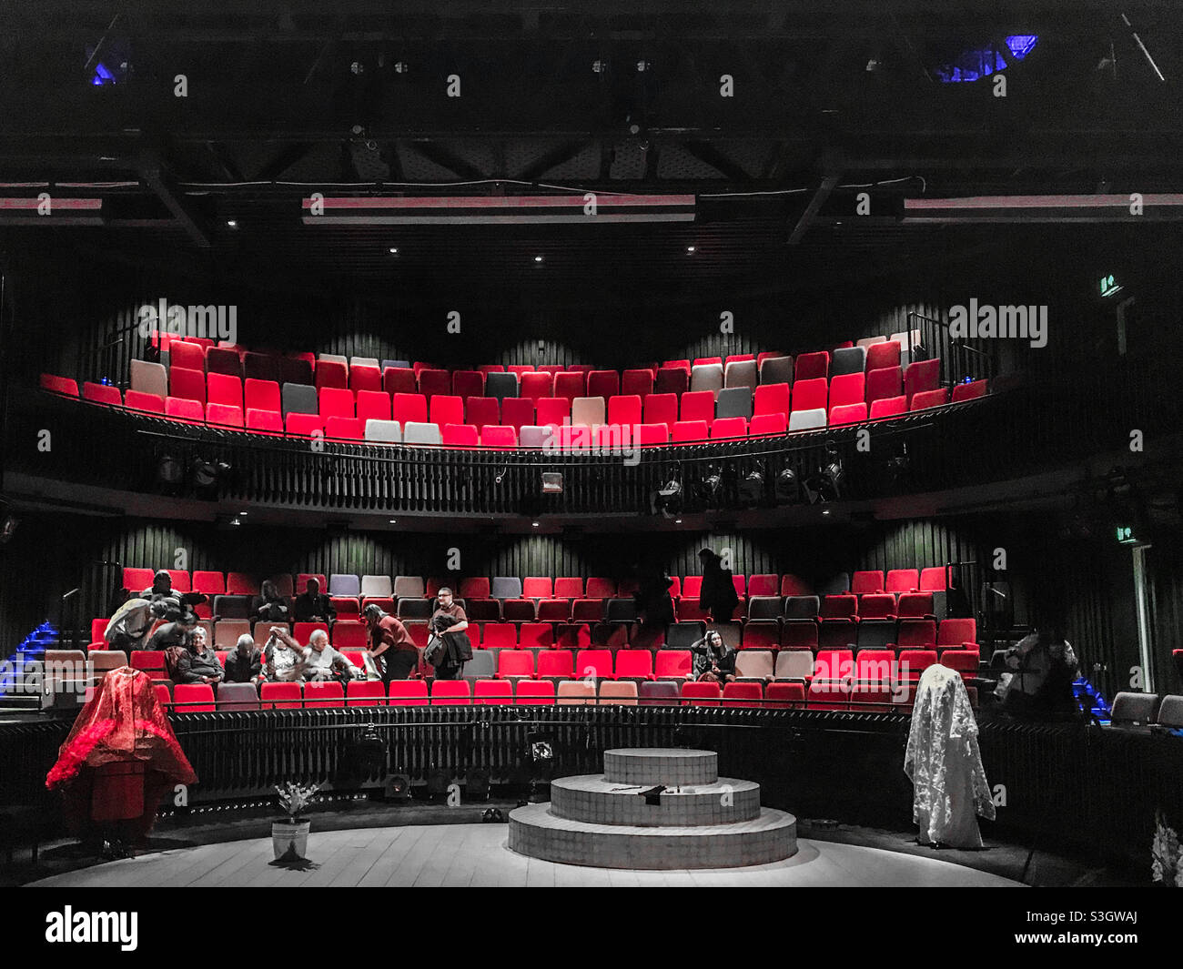Home theatre stage, Manchester Stock Photo Alamy