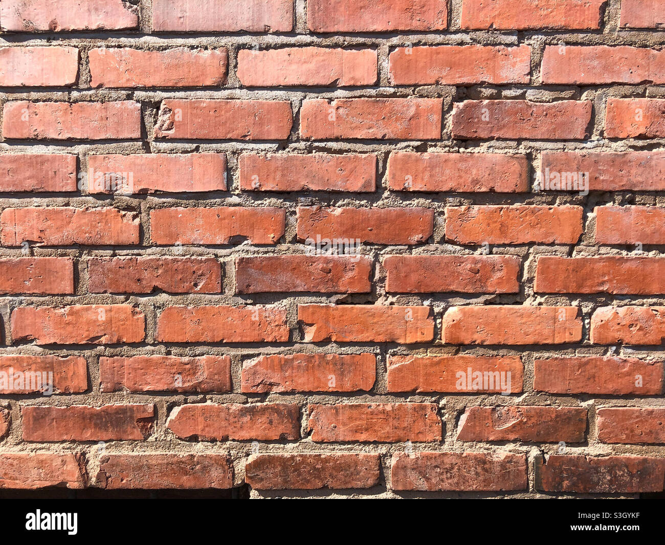 Old red brick wall Stock Photo Alamy