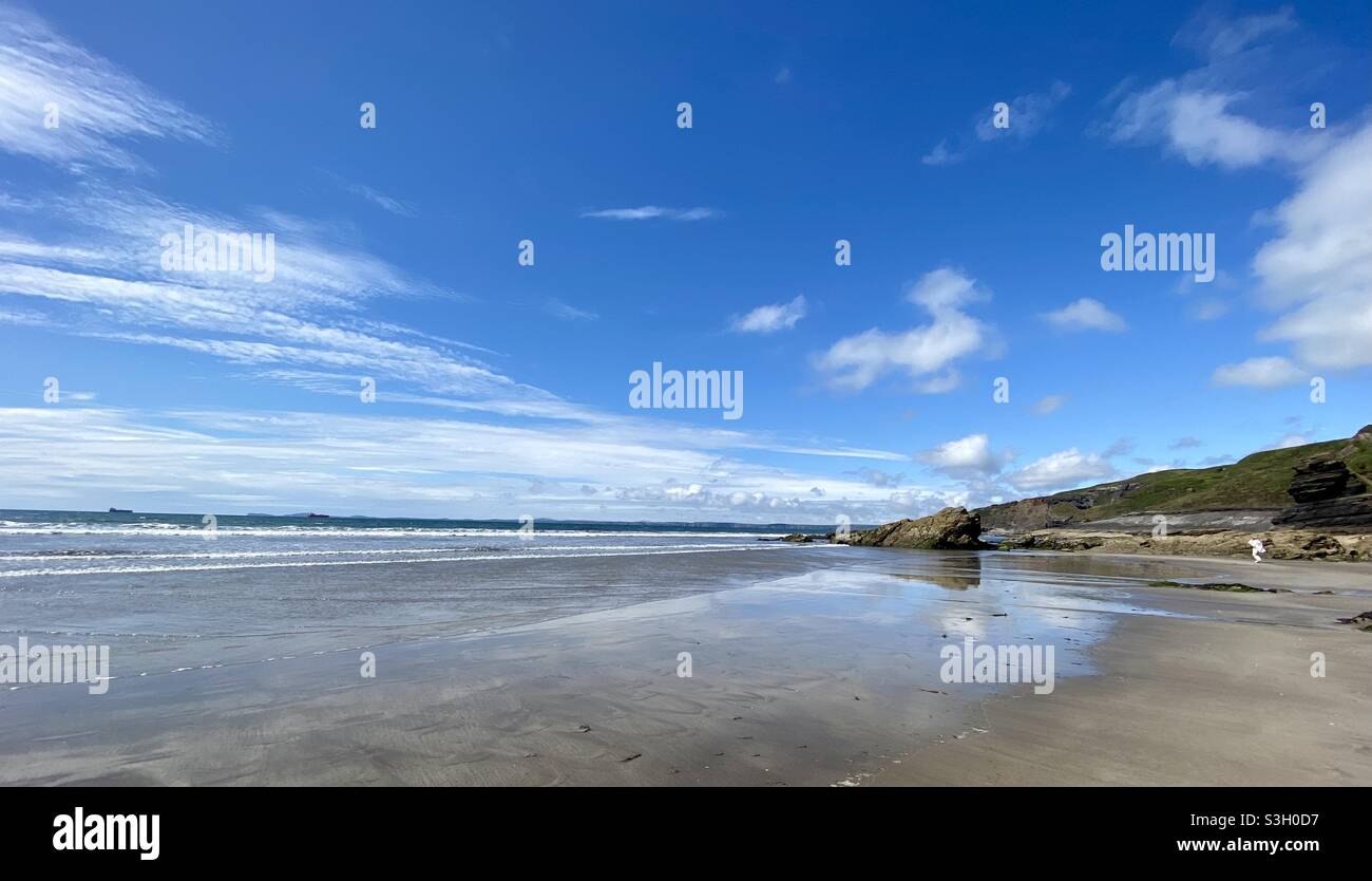 Broad Haven,Pembrokeshire Big Skies Stock Photo Alamy
