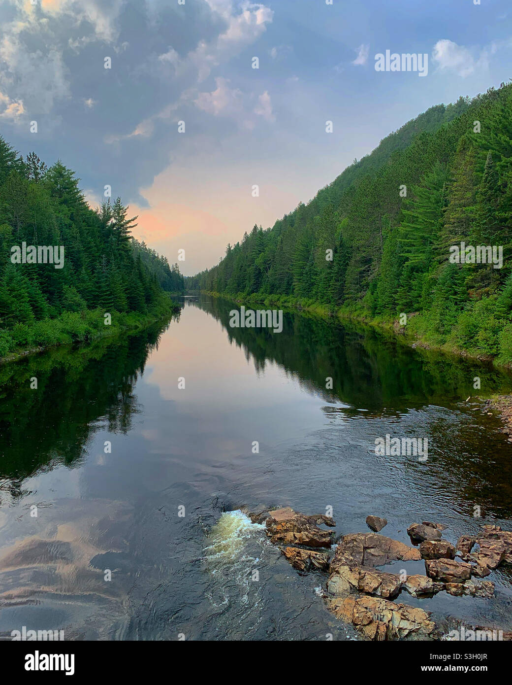 Lanaudière région , Québec , Canada - Smartphone Captured Stock Image