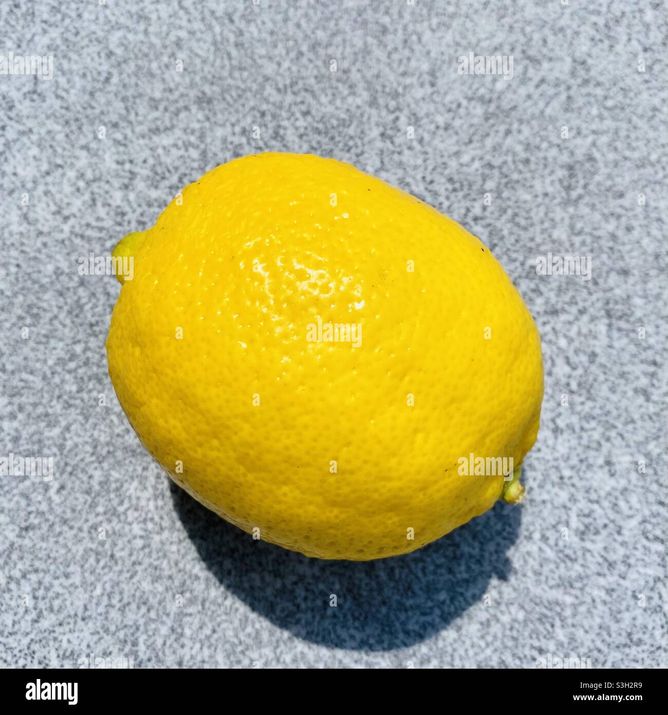 Lemon on a plate Stock Photo