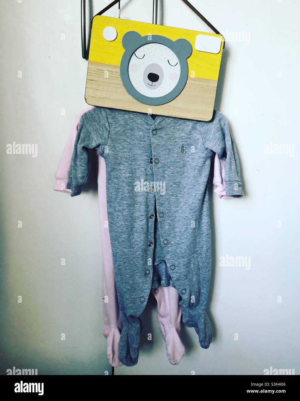 Dandelion Pink Teddy Babygrow main image 1