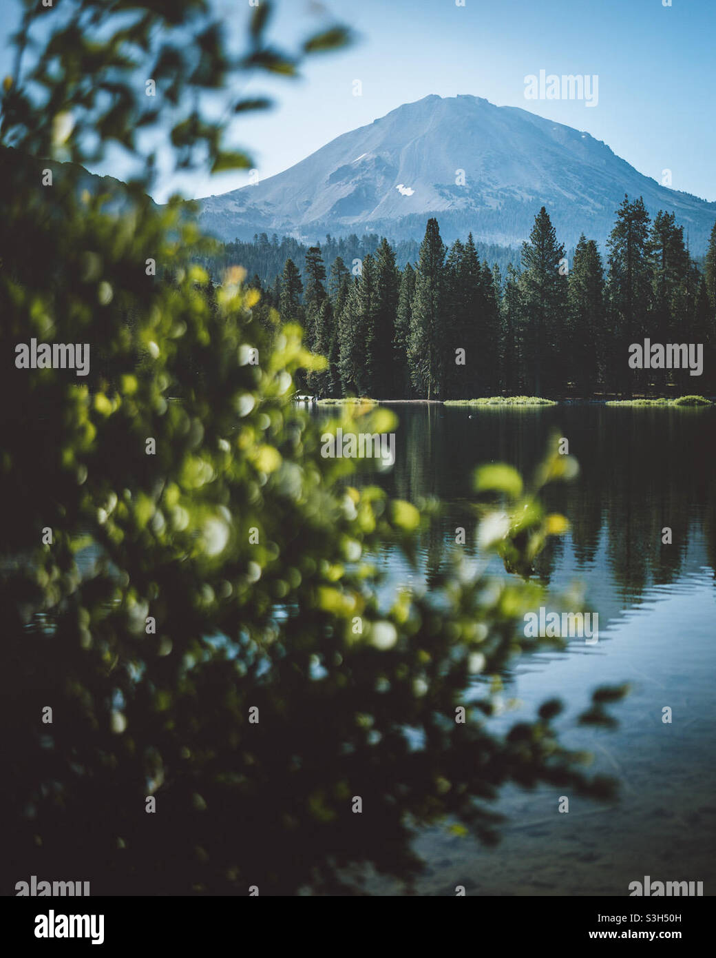 Lassen Peak - Smartphone Captured Stock Image