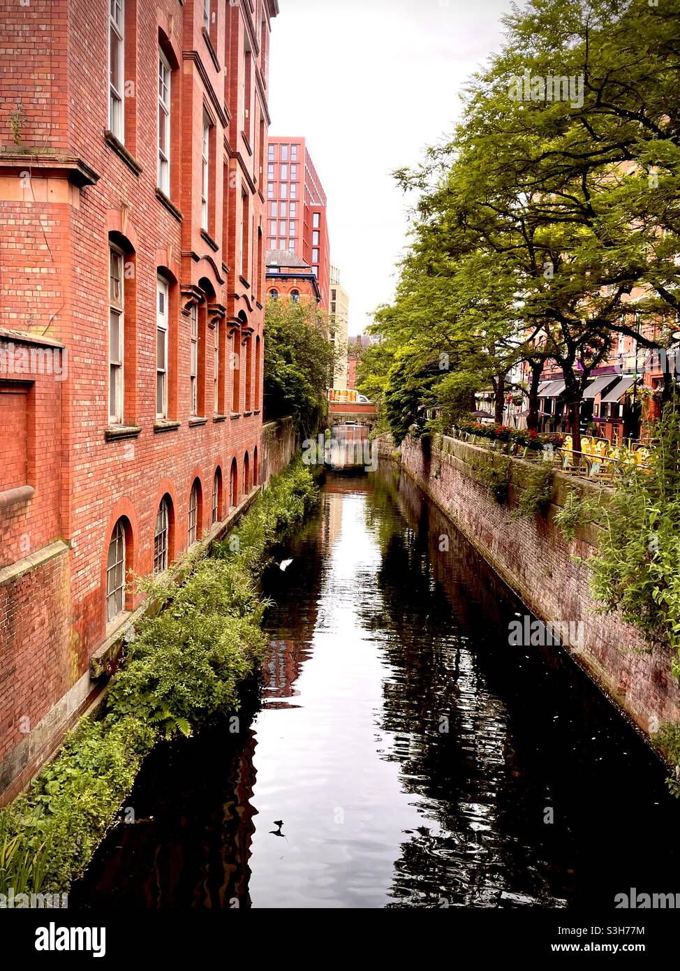Manchester canal Stock Photo