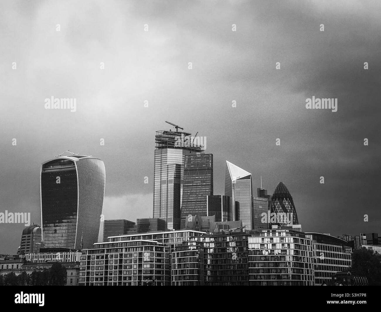 London city skyline Stock Photo