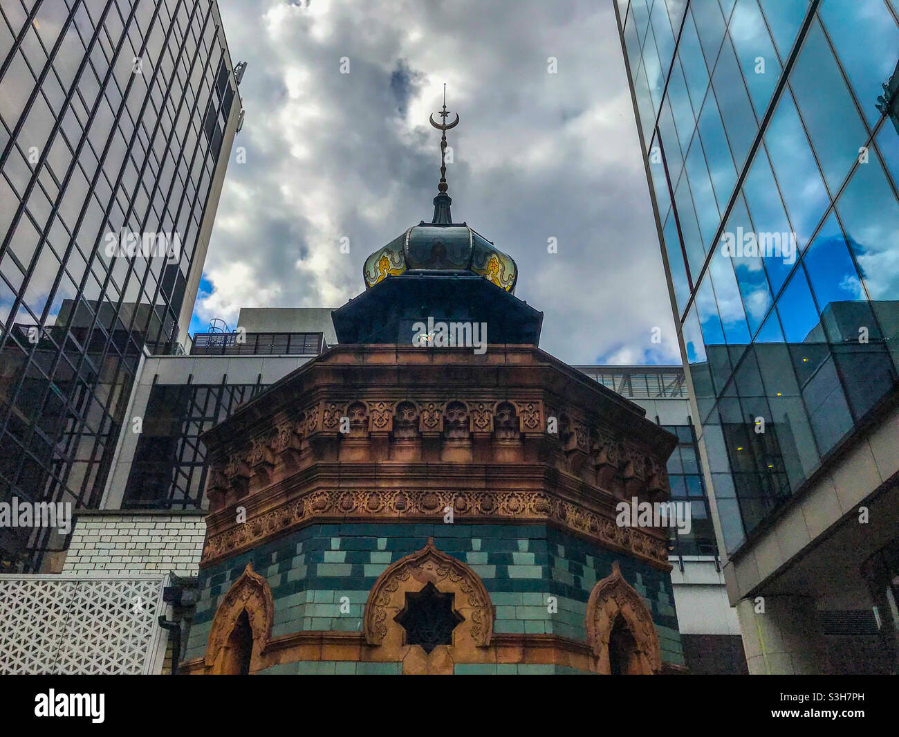 Victorian bath house, bishopgate, London - Smartphone Captured Stock Image