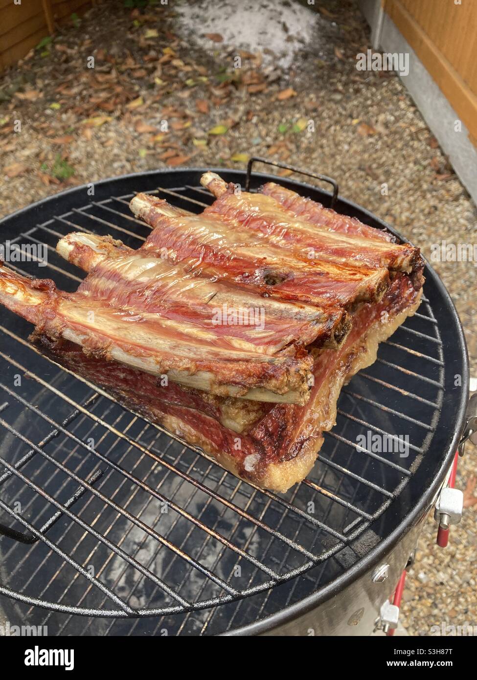 Beef Ribs South American Style Stock Photo