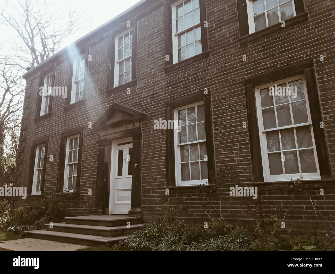 Bronte house, Howarth Stock Photo Alamy