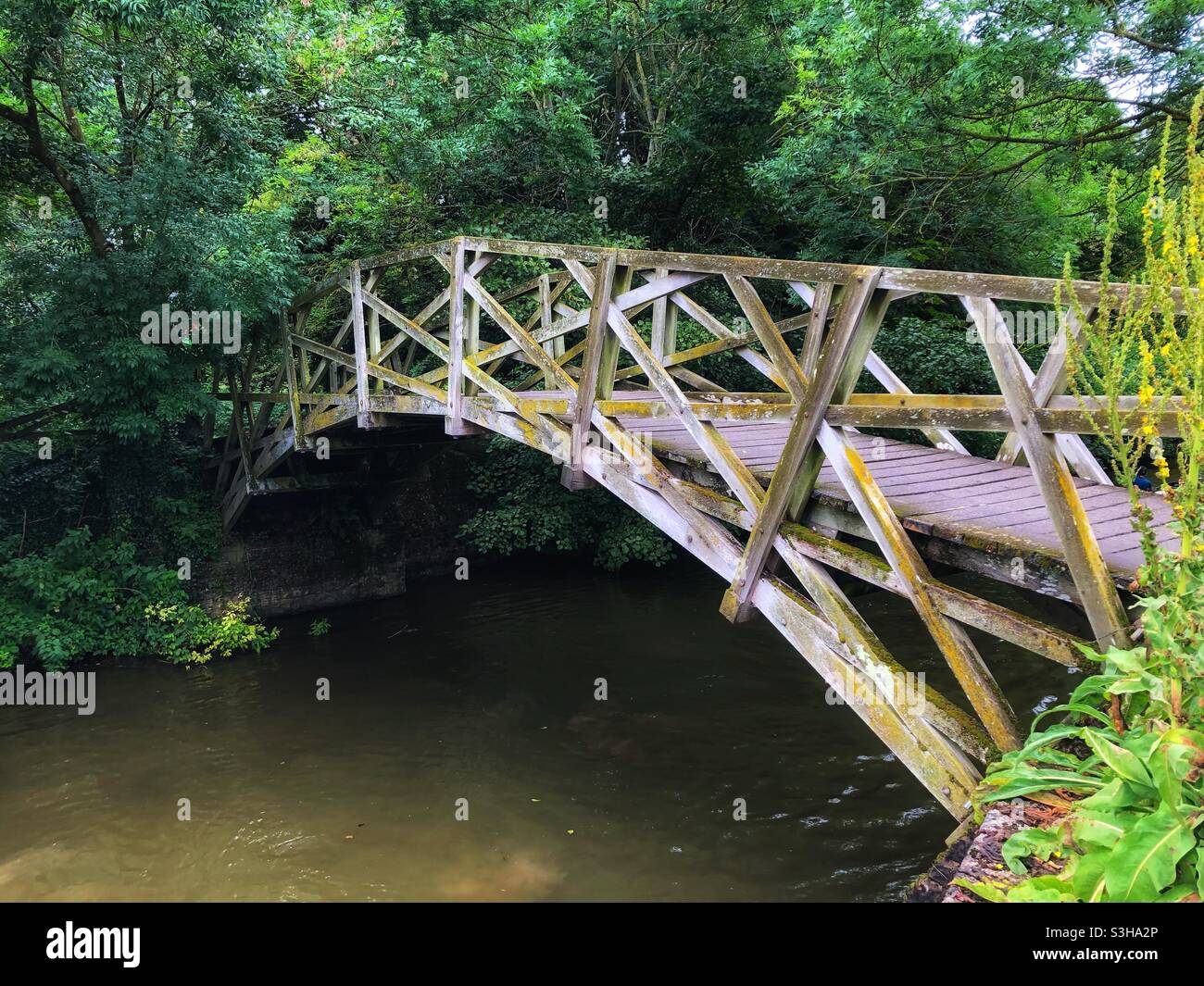 Mathematical bridge, Iffley Lock, Oxford, UK Stock Photo Alamy