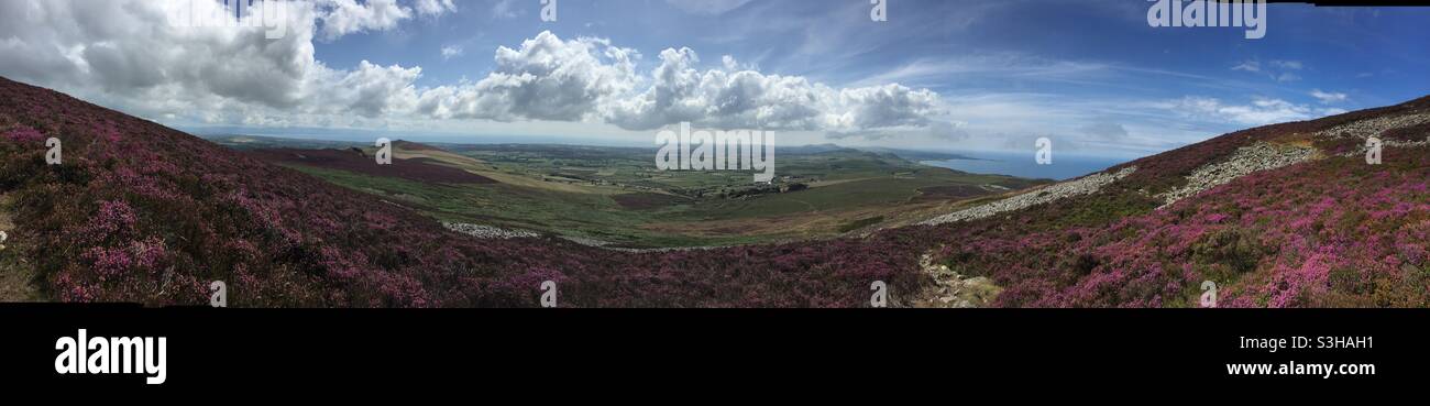Lleyn Peninsula looking south from Yr Eifl. North Wales - Smartphone Captured Stock Image