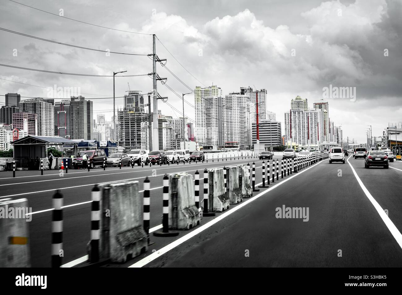 Philippine metropolitan infrastructure Stock Photo