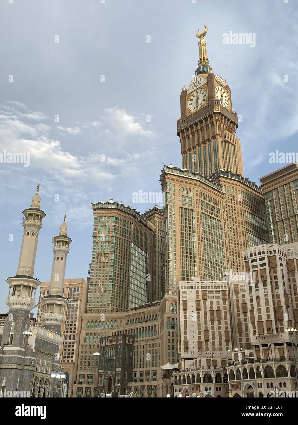 with a height of more than 600 meters to be the largest clock in the