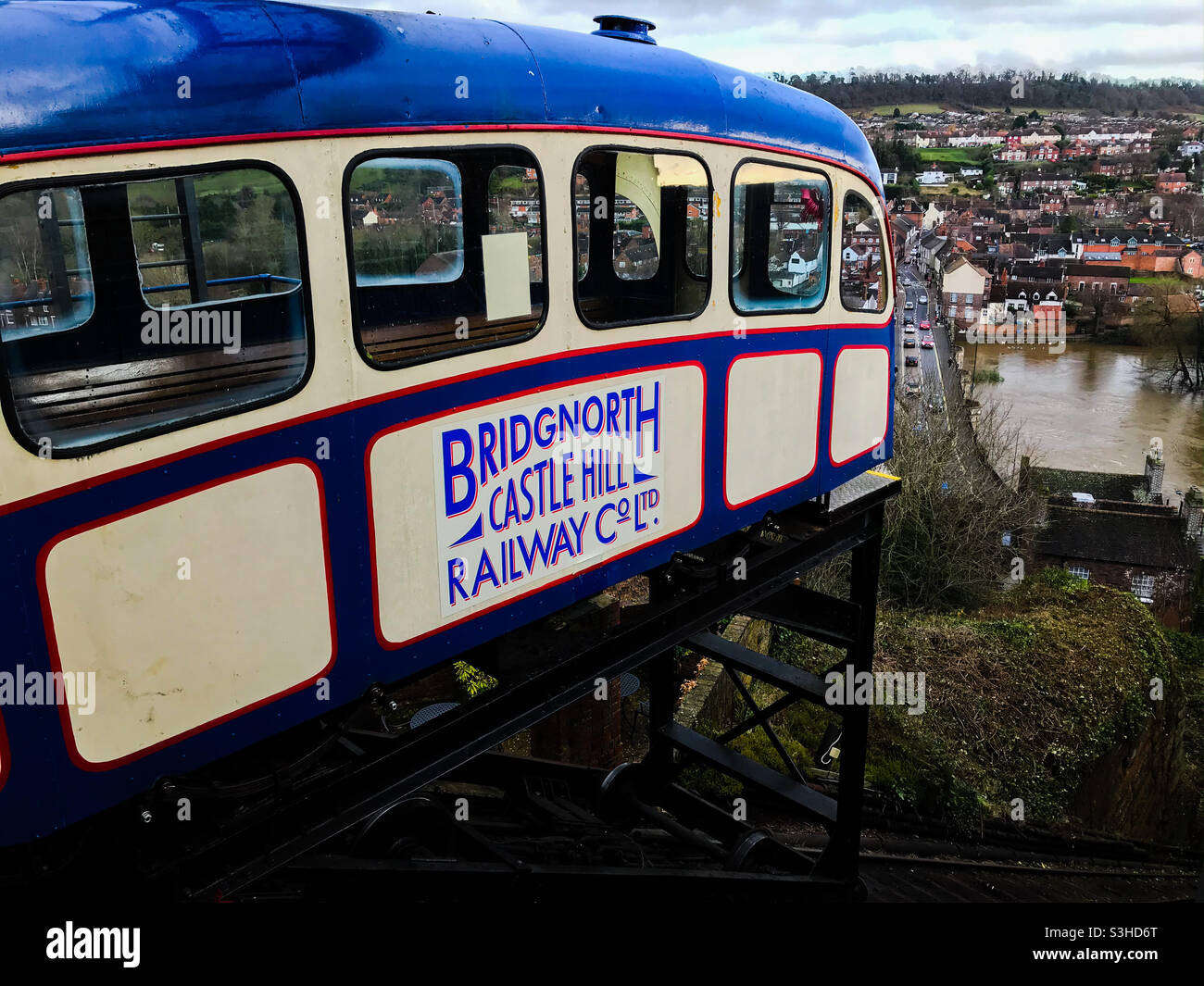 Bridgenorth funicular - Smartphone Captured Stock Image