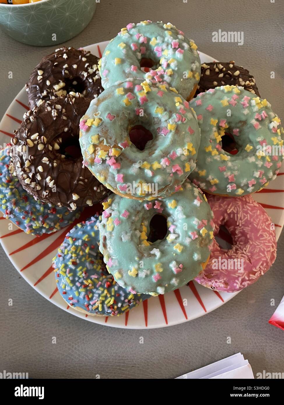 Yummy German donuts Stock Photo Alamy