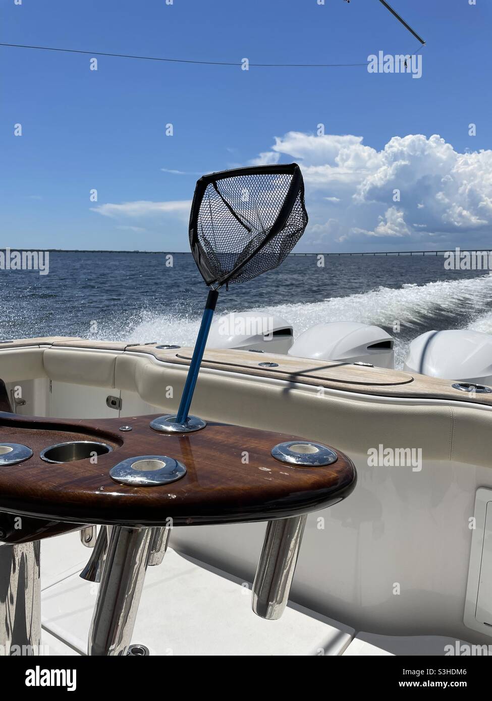 Boating on the Gulf of Mexico Florida - Smartphone Captured Stock Image