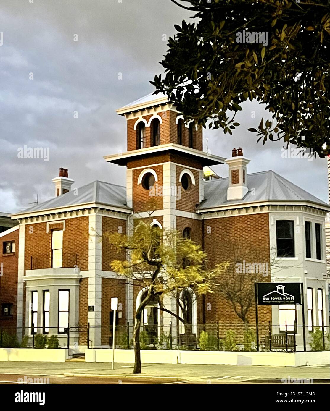 Old Tower House restored Federation building in Northbridge Perth Western Australia Stock Photo