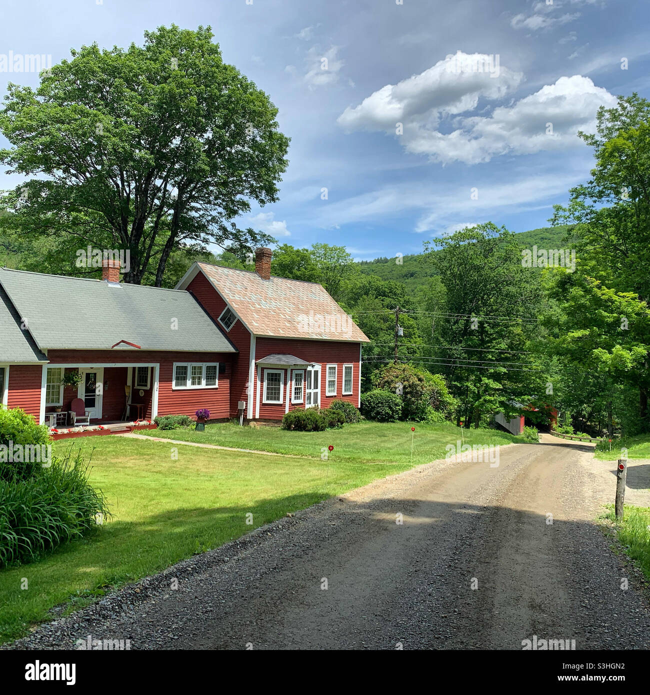 June, 2021, Guilford, Windham County, Vermont, United States Stock Photo